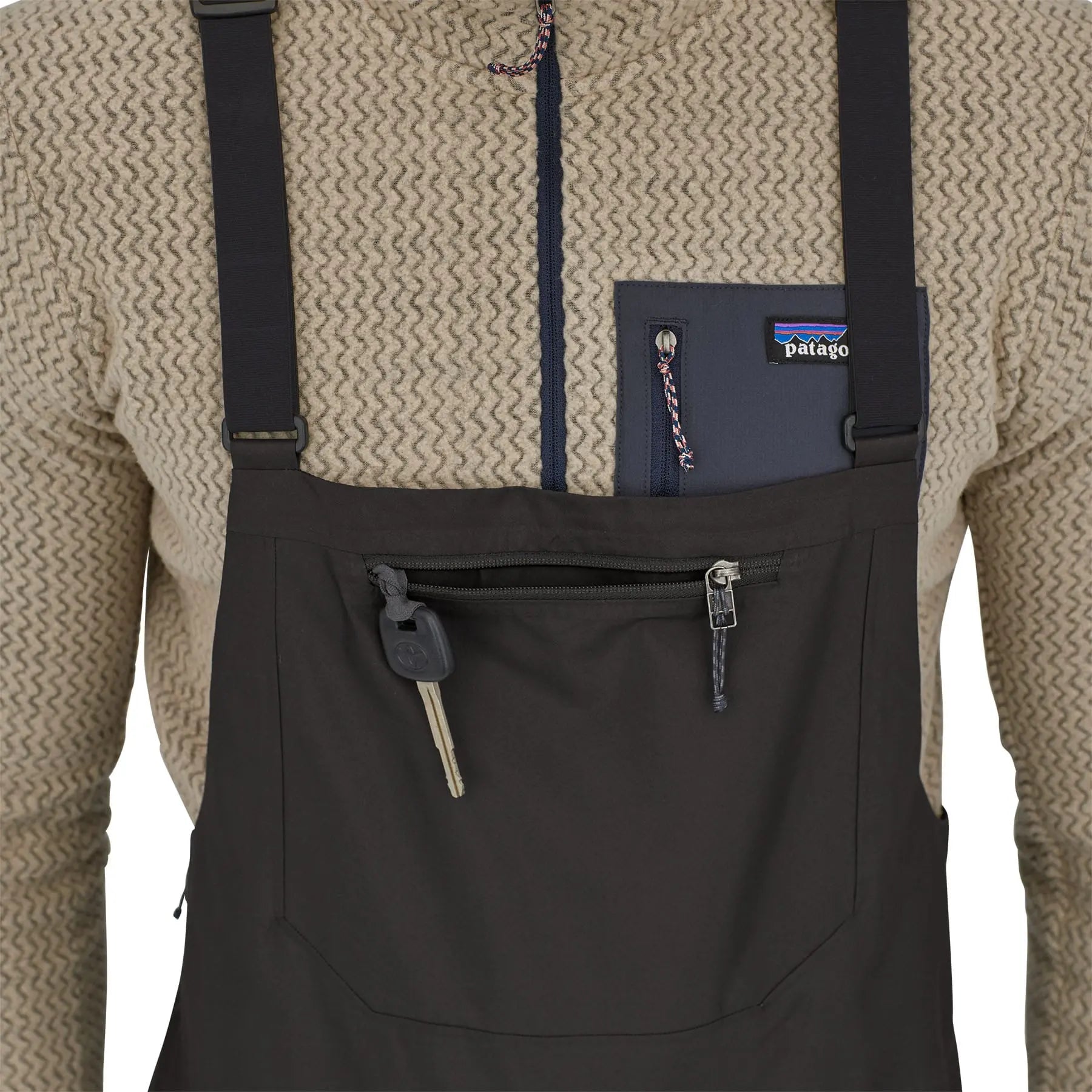 Men's Powder Town Bibs - Regular in Black | Patagonia Bend