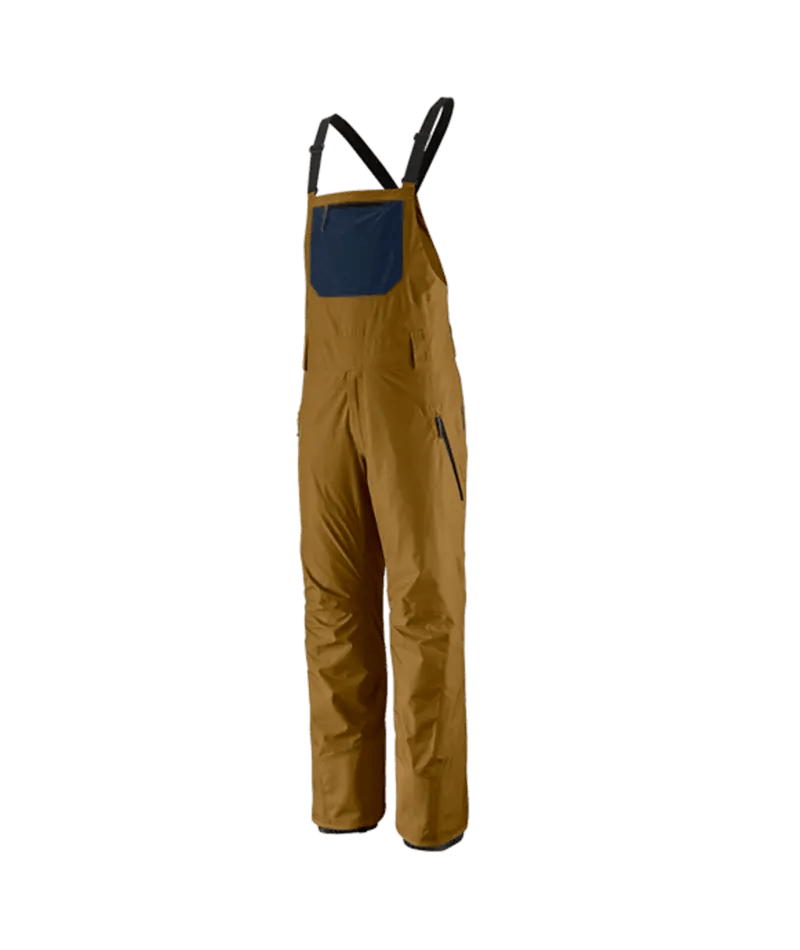 Men's Powder Town Bibs - Regular in Raptor Brown | Patagonia Bend