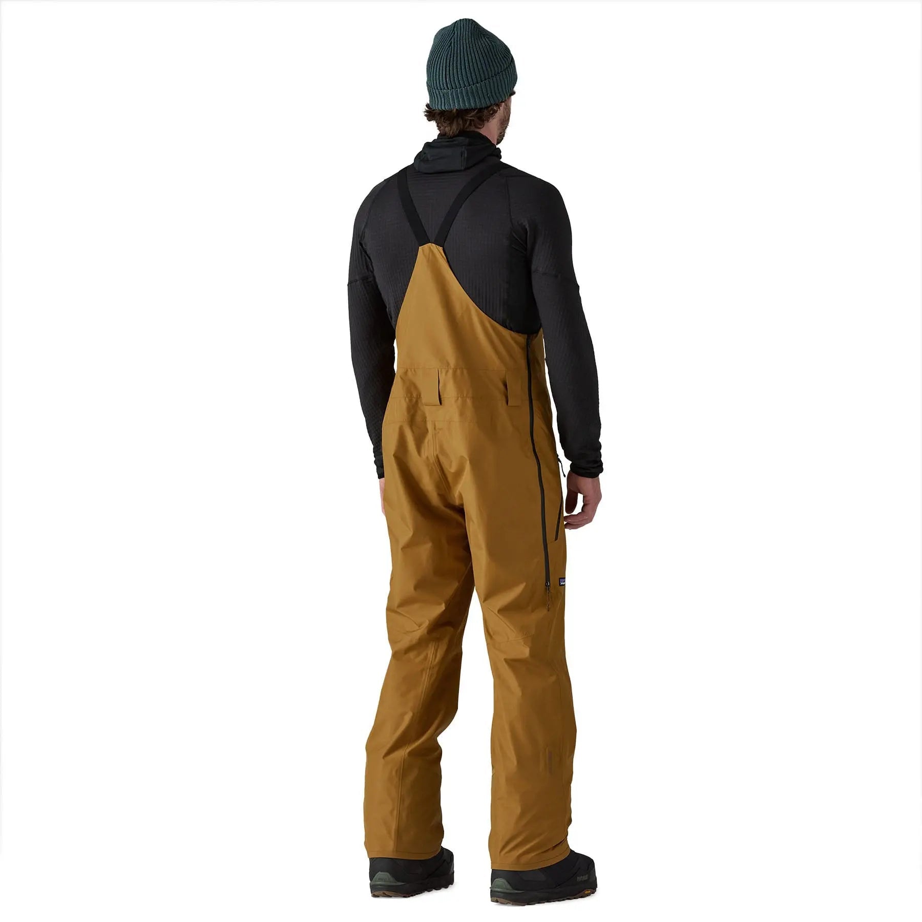 Men's Powder Town Bibs - Regular in Raptor Brown | Patagonia Bend