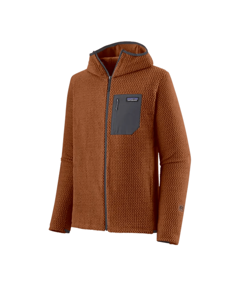 Men's R1 Air Full - Zip Hoody in Robin Brown | Patagonia Bend