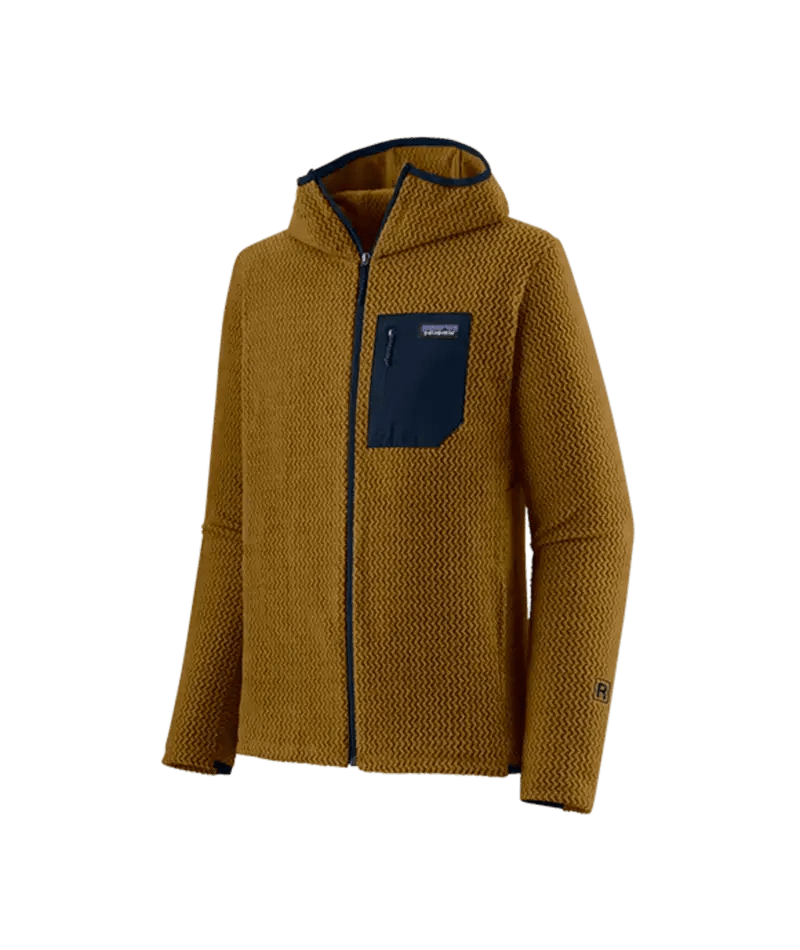 Men's R1 Air Full - Zip Hoody in Raptor Brown | Patagonia Bend