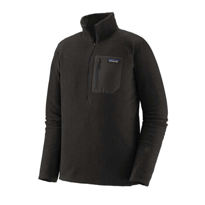 Men's R1 Air Zip Neck in Black | Patagonia Bend