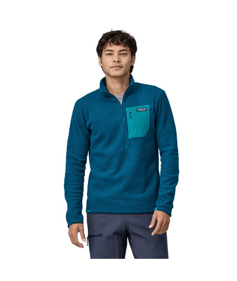 Men's R1 Air Zip Neck in Lagom Blue | Patagonia Bend