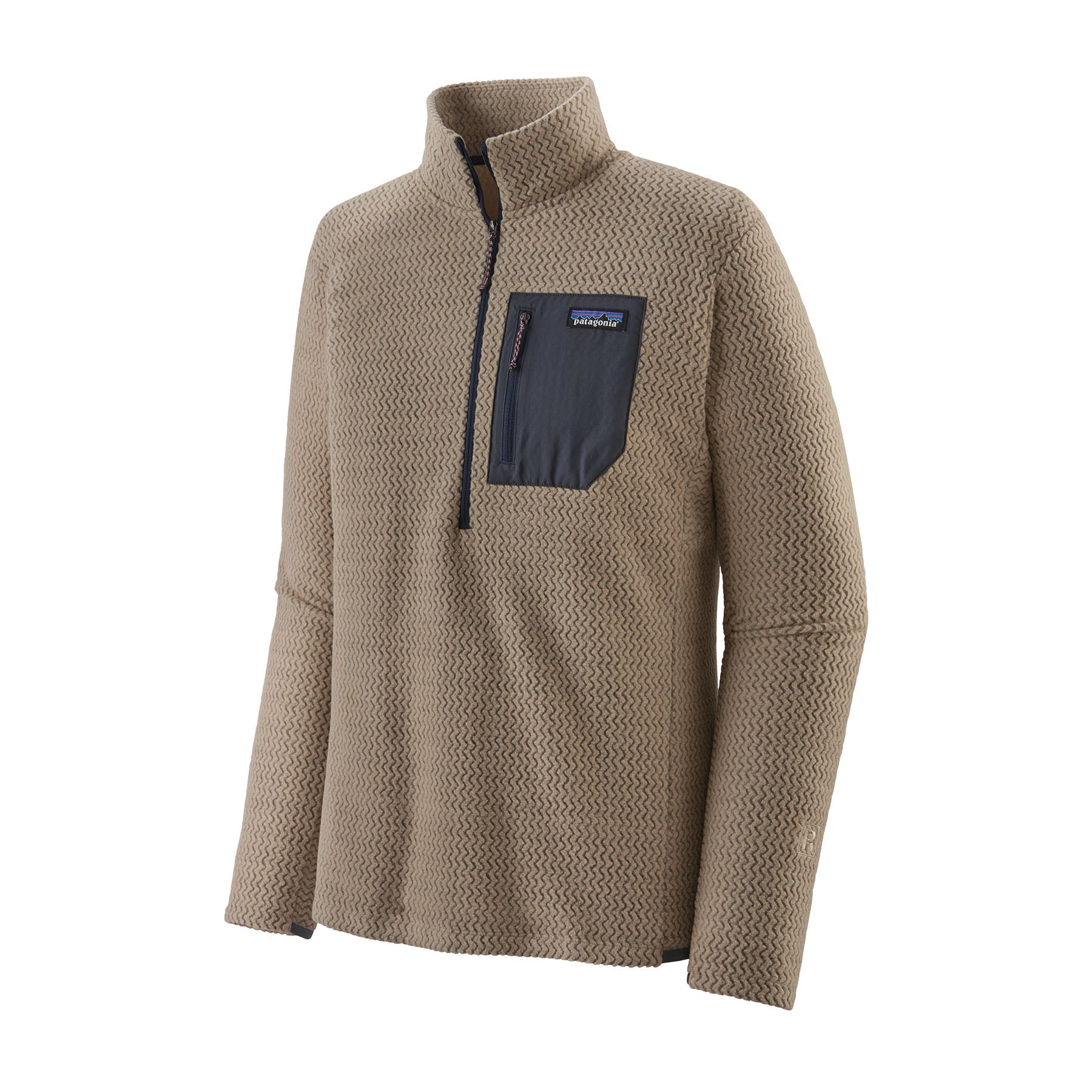 Men's R1 Air Zip Neck in Oar Tan | Patagonia Bend