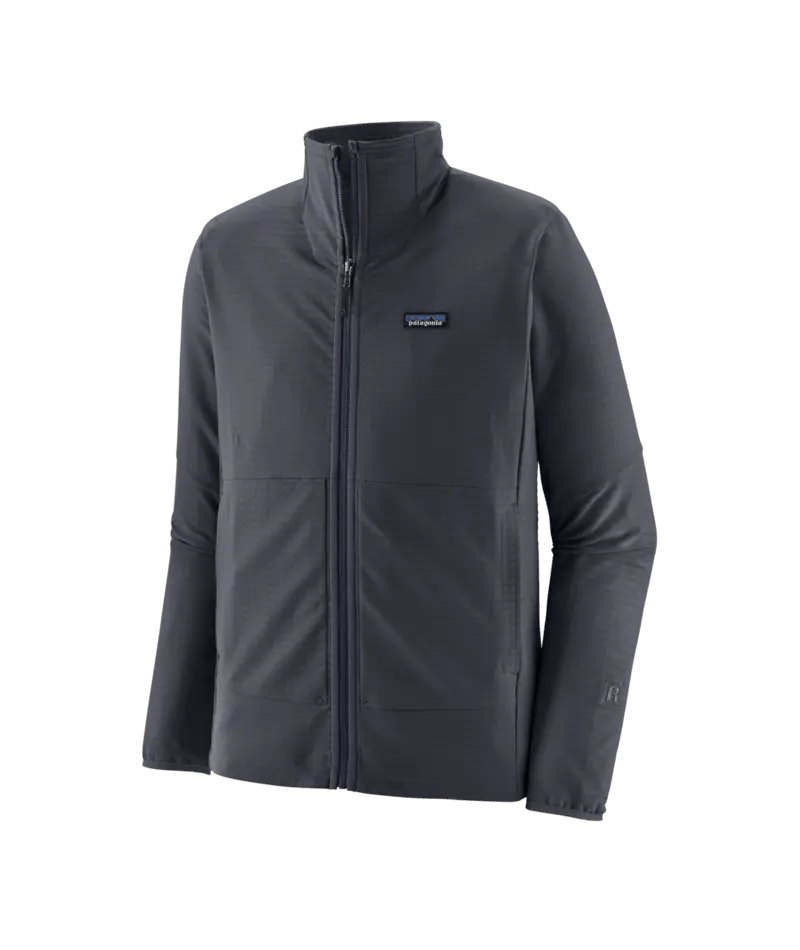 Men's R1 TechFace Jacket in Smolder Blue | Patagonia Bend