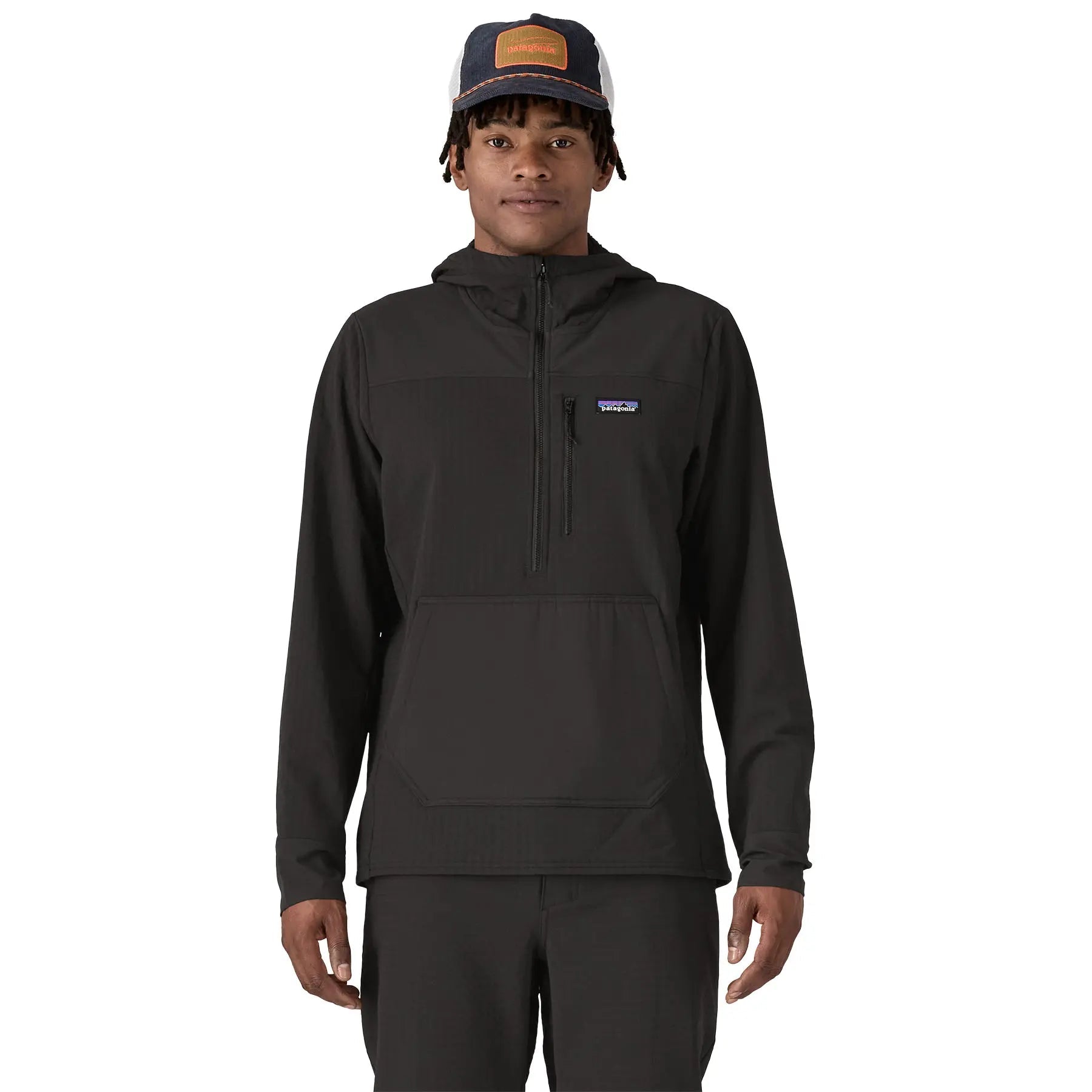 Men's R2® TechFace Pullover in Black | Patagonia Bend