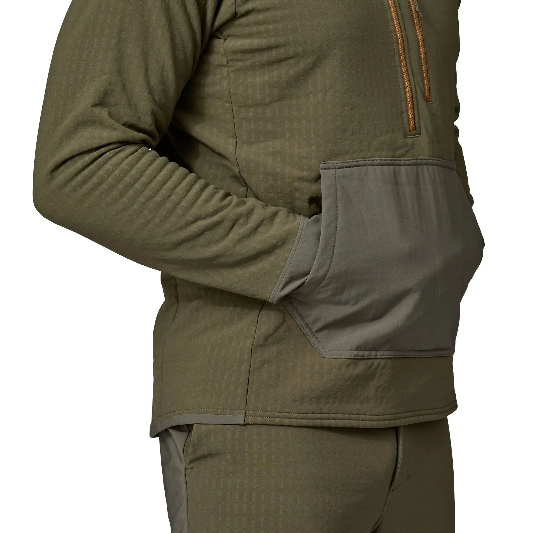 Men's R2® TechFace Pullover in Pine Needle Green | Patagonia Bend