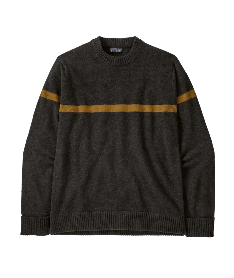 Men's Recycled Wool - Blend Sweater in Tableland: Forge Grey | Patagonia Bend