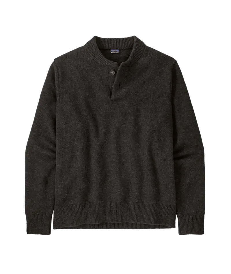 Men's Recycled Wool - Blend Sweater in Forge Grey | Patagonia Bend