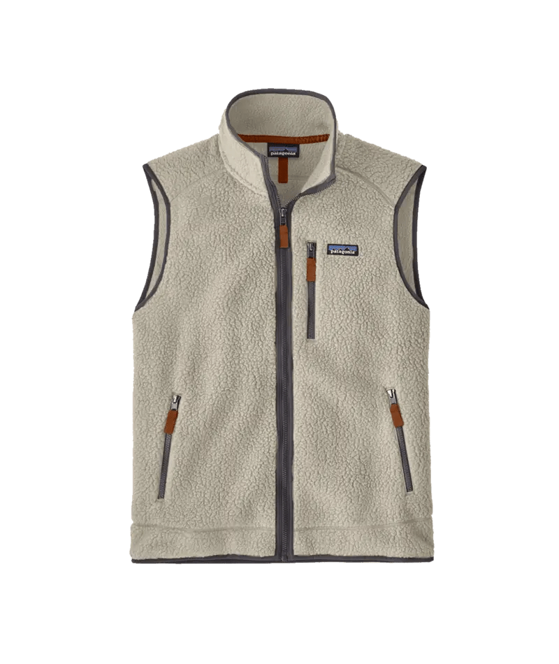 Men's Retro Pile Vest in Pelican | Patagonia Bend