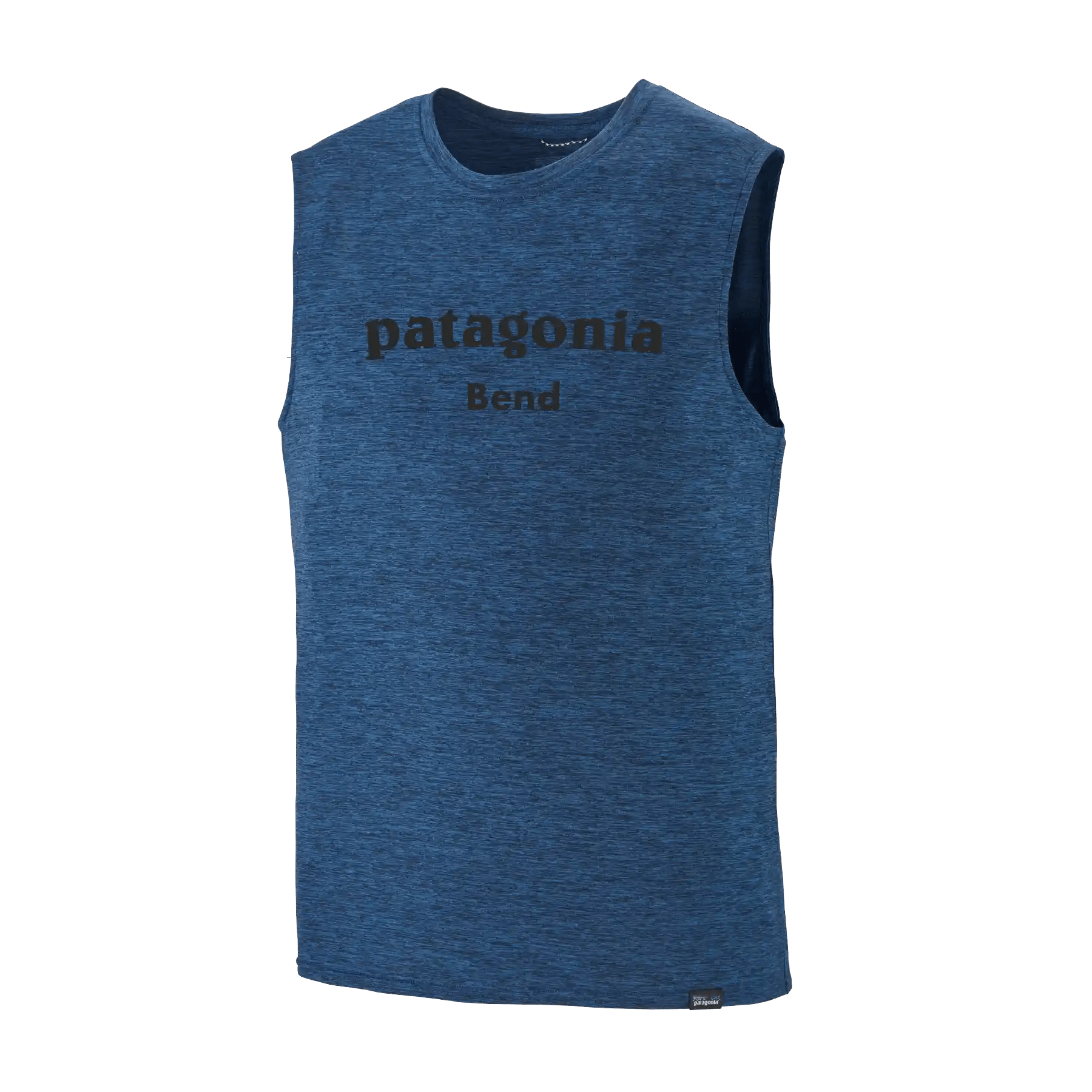 Men's Sleeveless Capilene® Cool Daily Tank Top - Patagonia Bend in Viking Blue - Navy Blue X - Dye | Patagonia Bend