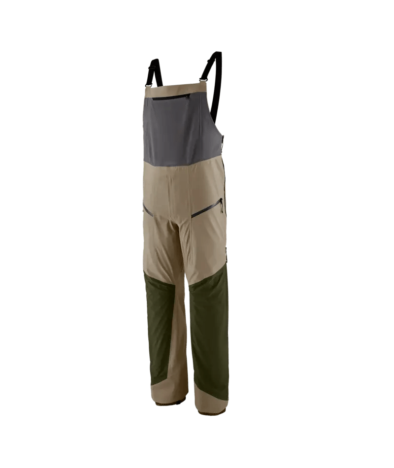 Men's SnowDrifter Bibs in Seabird Grey | Patagonia Bend