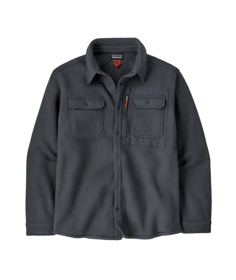 Men's Synchilla® Shirt Jacket in Smolder Blue | Patagonia Bend