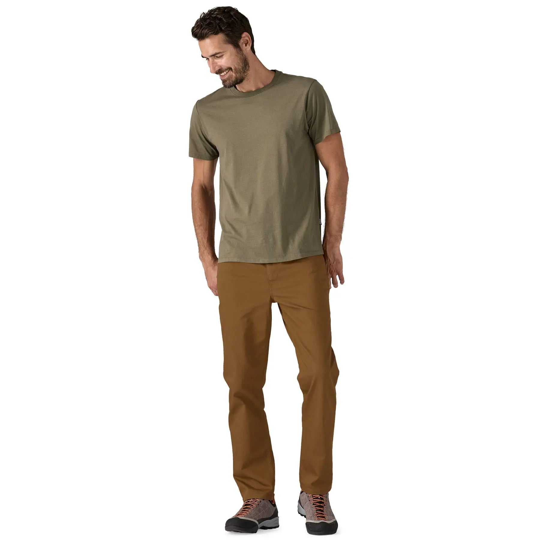 Men's Twill Traveler 5 - Pocket Pants - Regular in Coriander Brown | Patagonia Bend