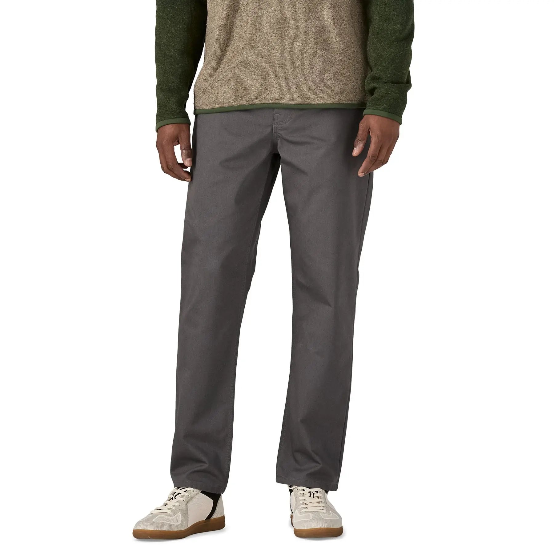 Men's Twill Traveler 5 - Pocket Pants - Regular in Forge Grey | Patagonia Bend