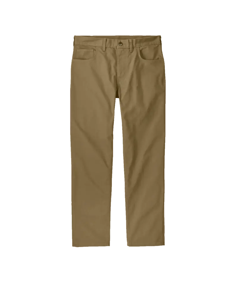 Men's Twill Traveler 5 - Pocket Pants - Regular in Slab Khaki | Patagonia Bend