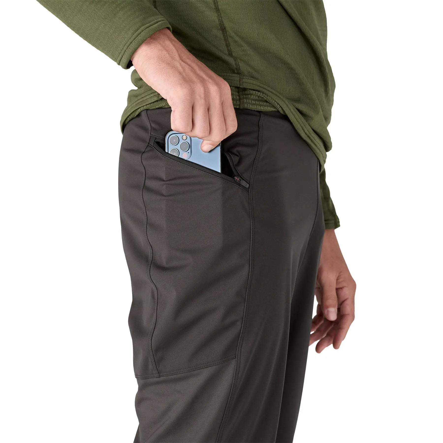 Men's Wind Shield Pants in Black | Patagonia Bend