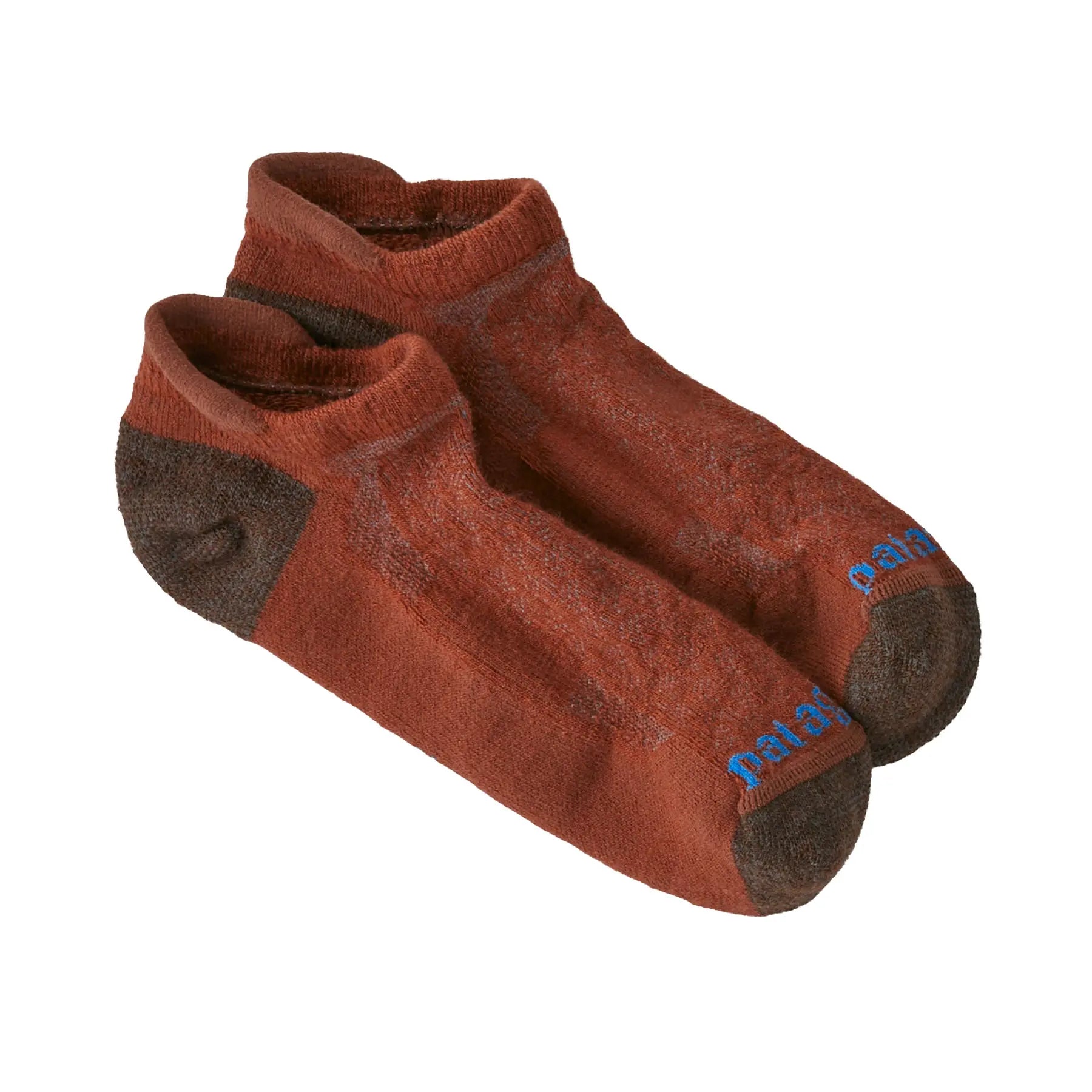 Merino Wool Blend Anklet Socks in Burnished Red | Patagonia Bend