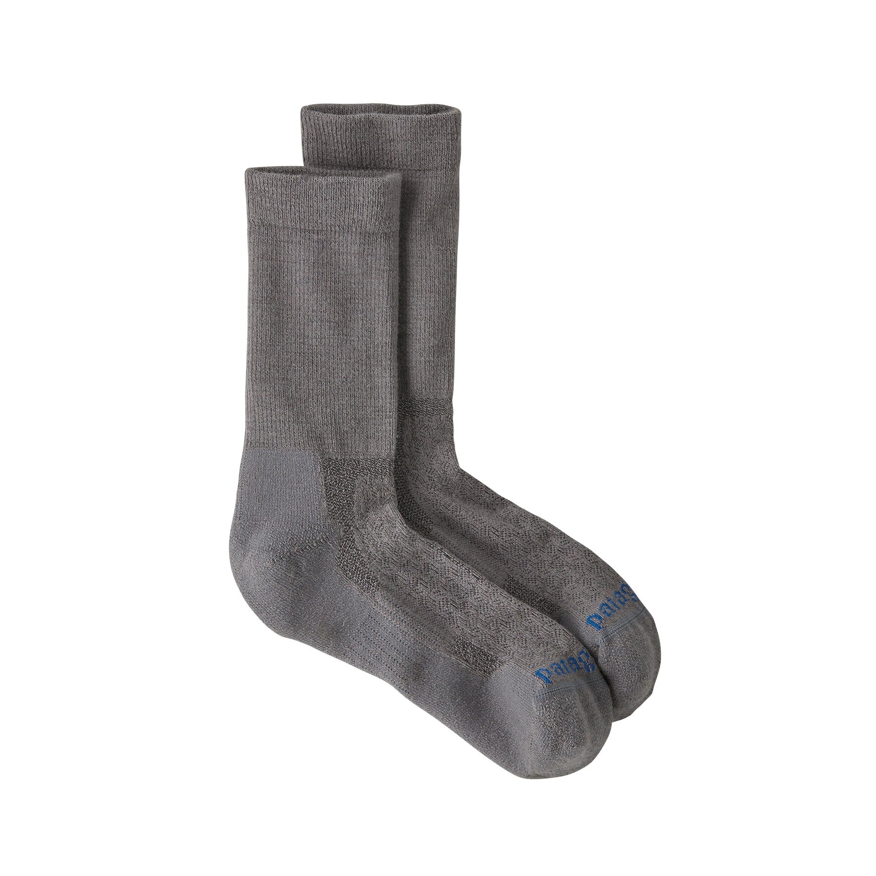 Merino Wool Blend Crew Socks in Feather Grey | Patagonia Bend