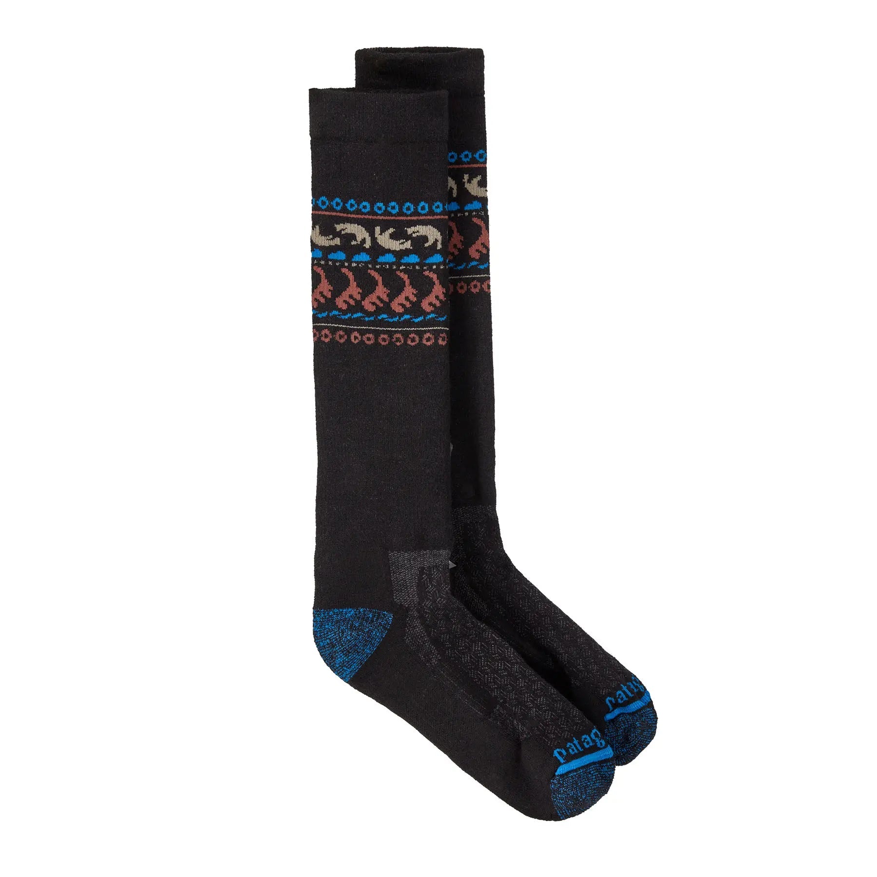 Merino Wool Blend Knee Socks in Across Oceans: Smolder Blue | Patagonia Bend