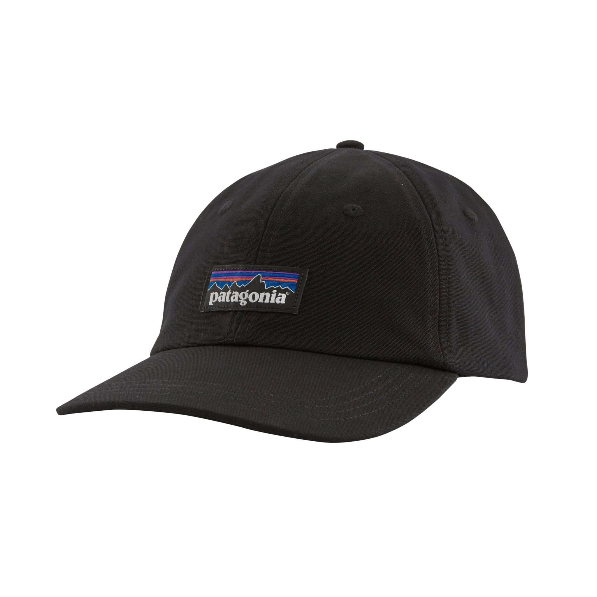 P - 6 Label Trad Cap in Black | Patagonia Bend