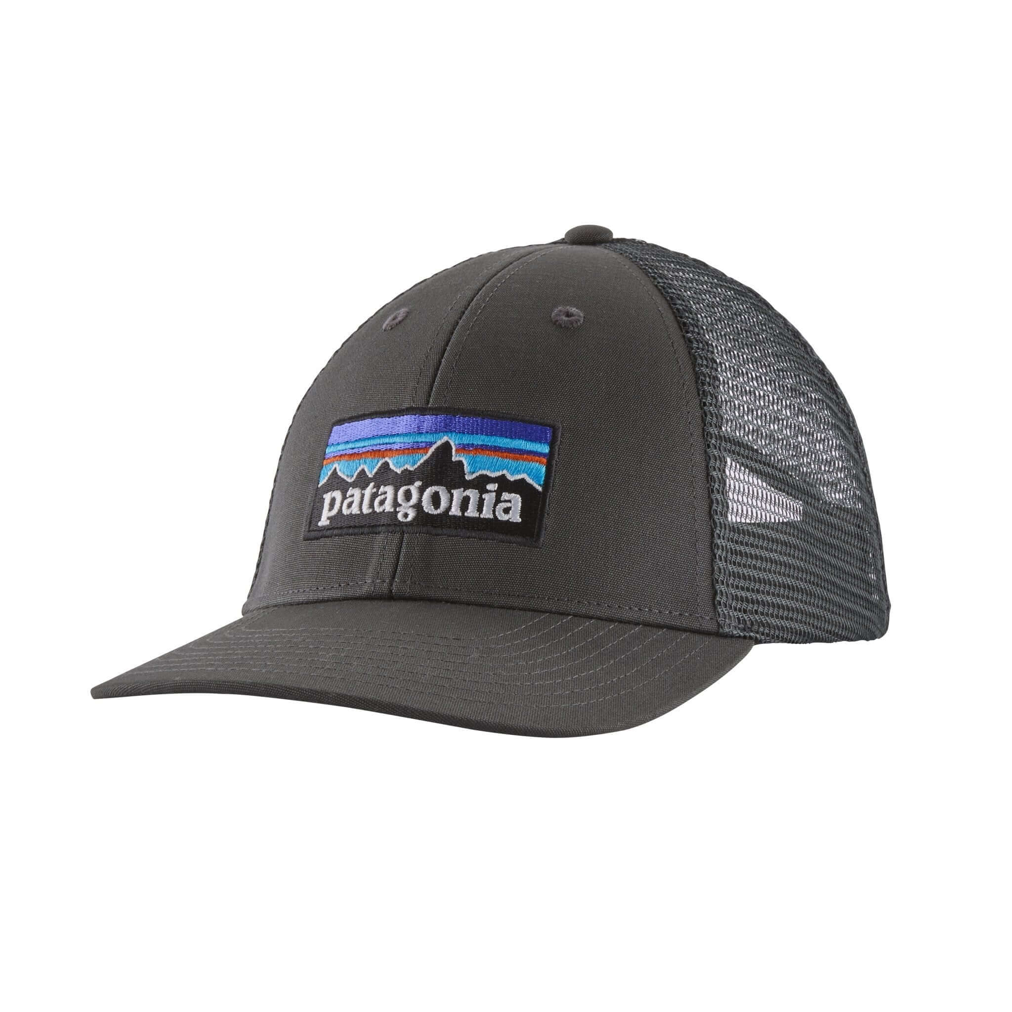 P - 6 Logo LoPro Trucker Hat in Forge Grey | Patagonia Bend