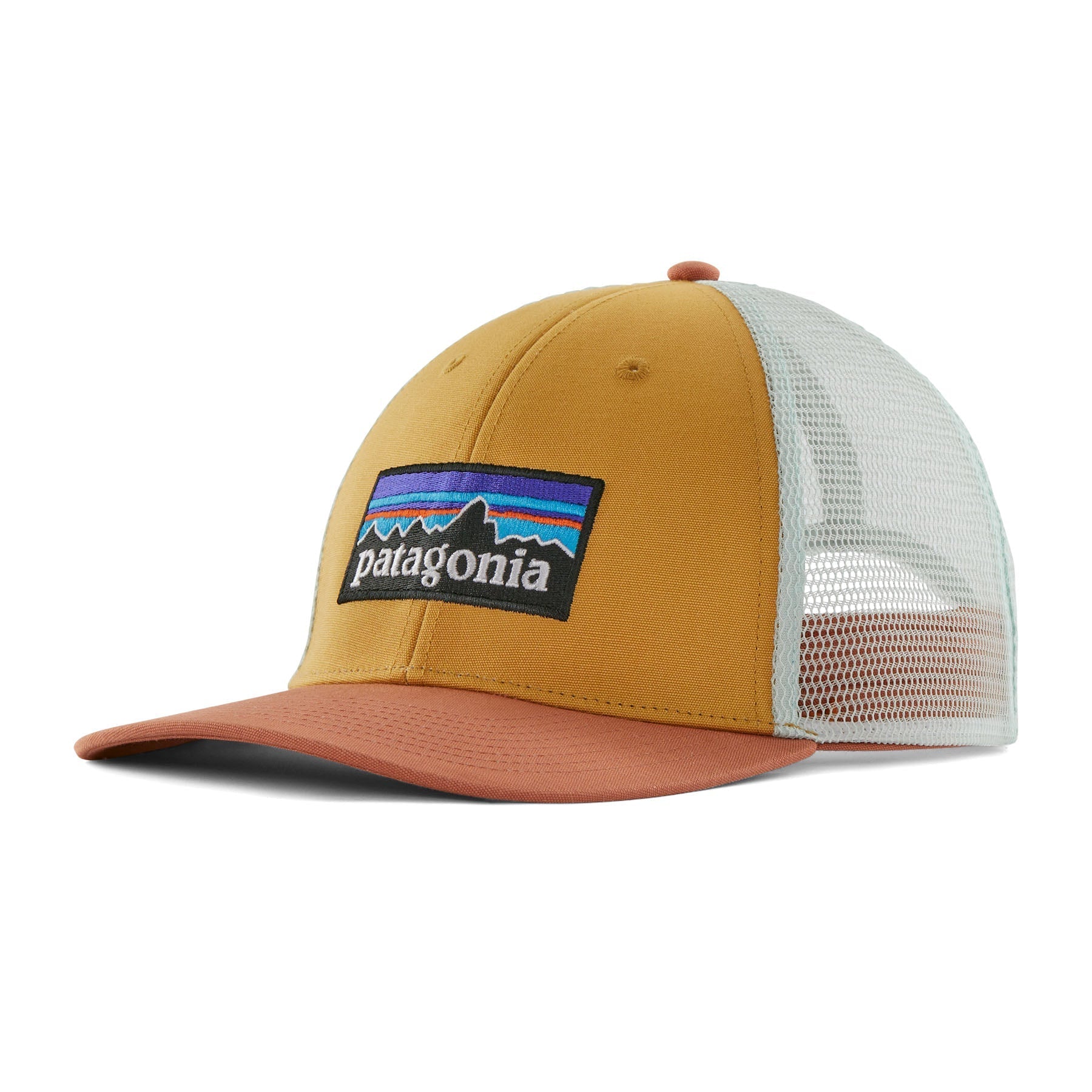 P - 6 Logo LoPro Trucker Hat in Pufferfish Gold | Patagonia Bend