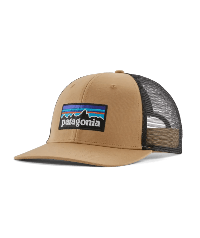 P - 6 Logo Trucker Hat in Grayling Brown | Patagonia Bend