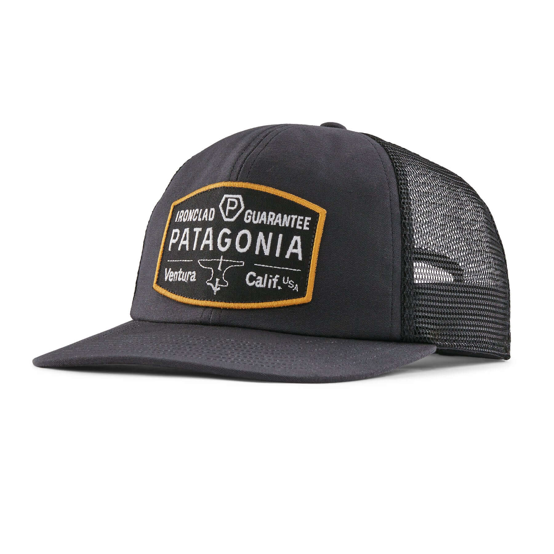 Relaxed Trucker Hat in Forge Mark: Ink Black | Patagonia Bend