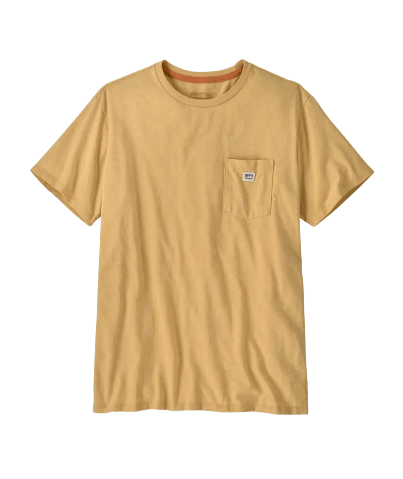 Shop Sticker Pocket Responsibili - Tee in Beeswax Tan | Patagonia Bend