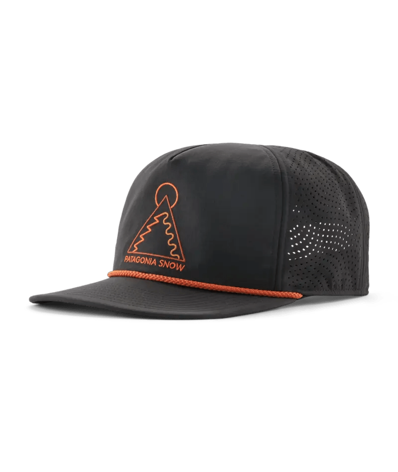 Snowfarer Cap in Dawn Tracks: Black | Patagonia Bend