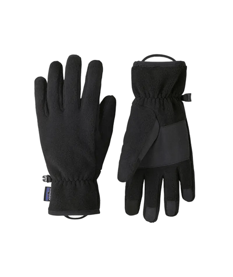 Synchilla™ Gloves in Black | Patagonia Bend