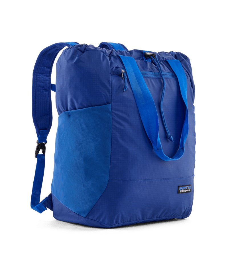 Ultralight Black Hole Tote Pack in Passage Blue | Patagonia Bend