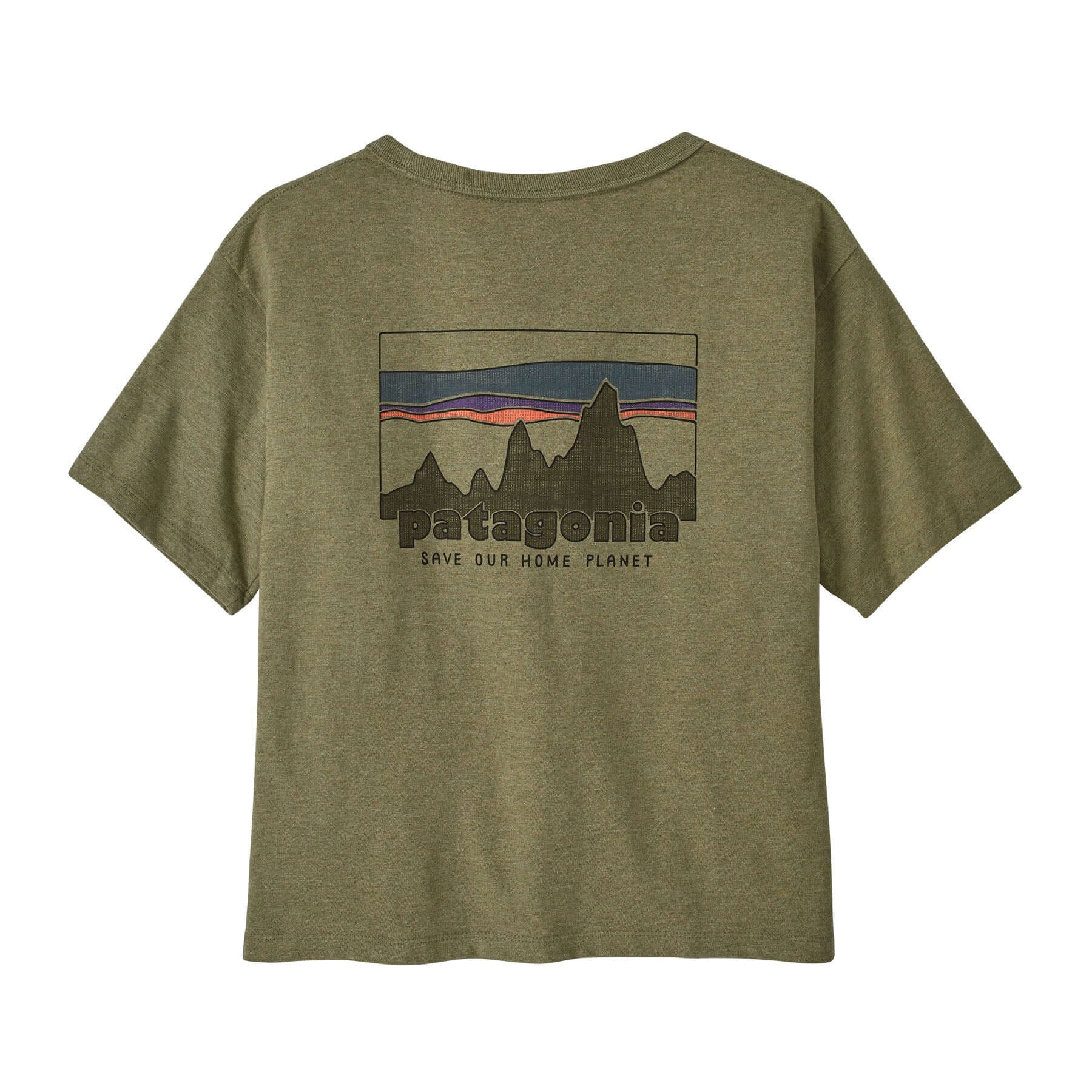 Women's '73 Skyline Easy Cut Responsibili - Tee in Buckhorn Green | Patagonia Bend