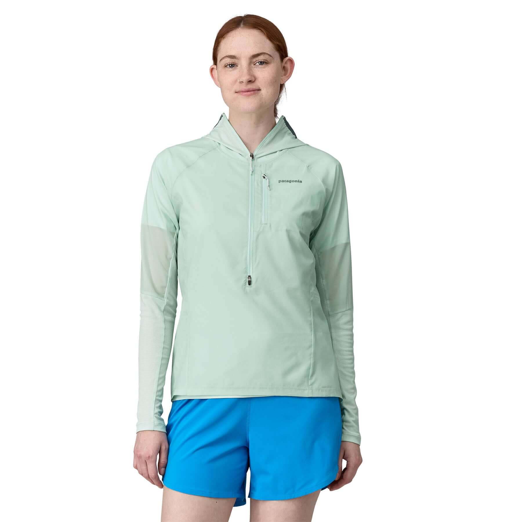 Women's Airshed Pro Pullover in Wispy Green | Patagonia Bend