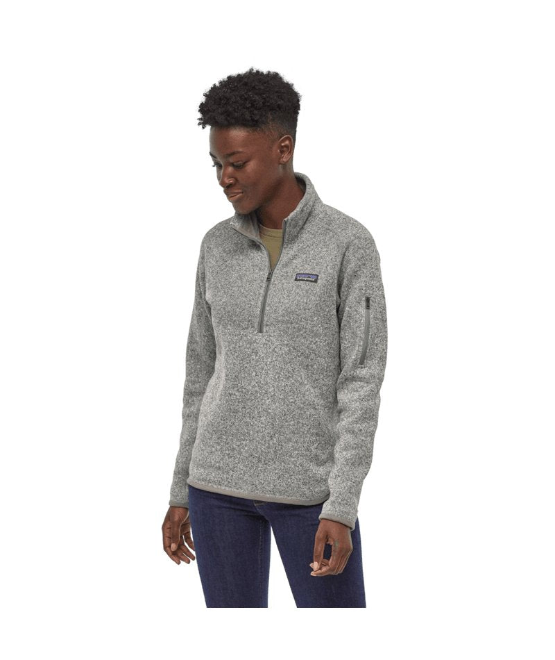 Women's Better Sweater 1/4 Zip in BIRCH WHITE | Patagonia Bend