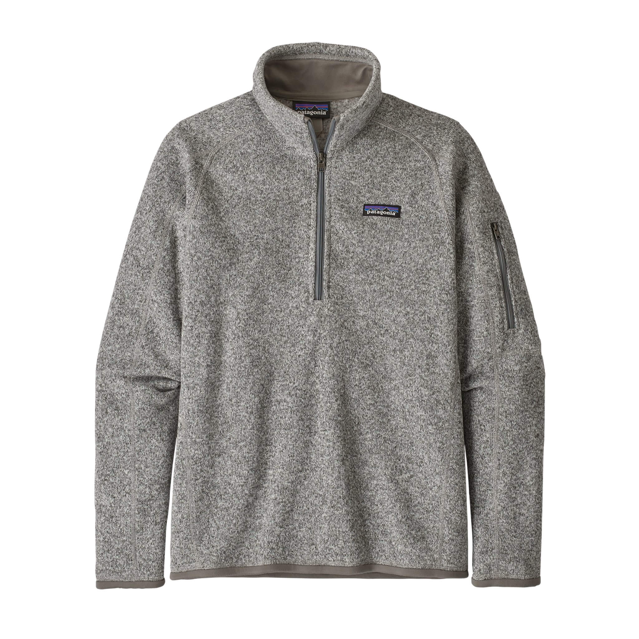 Patagonia Better Sweater Marled Light Gray 2024 1/2 Zip