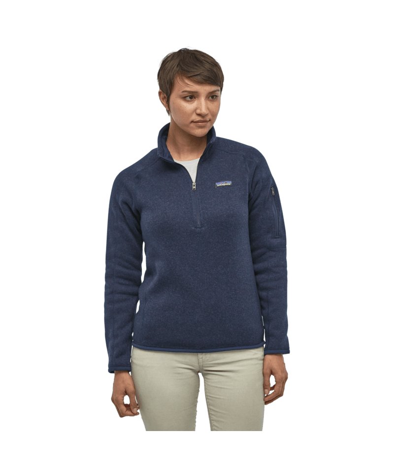 Women's Better Sweater 1/4 Zip in NEW NAVY | Patagonia Bend