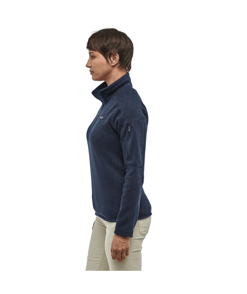 Women's Better Sweater® 1/4 - Zip in New Navy | Patagonia Bend