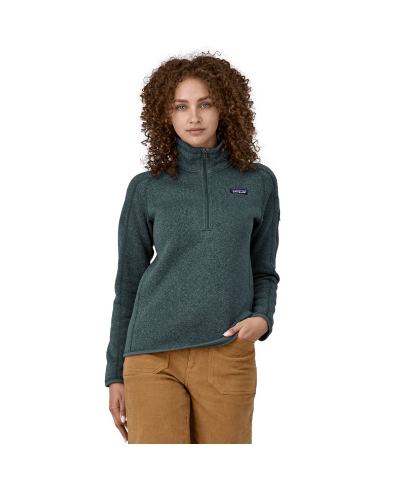 Women's Better Sweater 1/4 Zip in NOUVEAU GREEN | Patagonia Bend