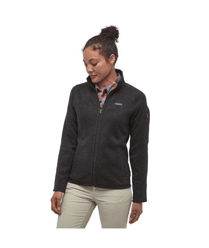 Women's Better Sweater® Jacket in Black | Patagonia Bend