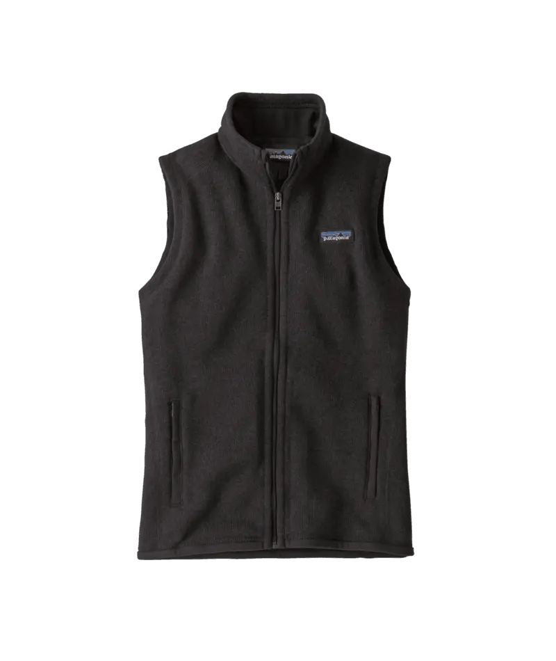 Women's Better Sweater Vest in Black | Patagonia Bend