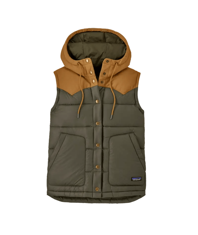 Women's Bivy Hooded Vest in Pine Needle Green | Patagonia Bend