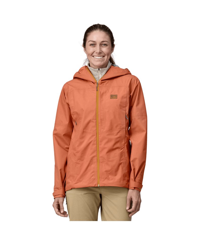 Women's Boulder Fork Rain Jacket in Sienna Clay | Patagonia Bend