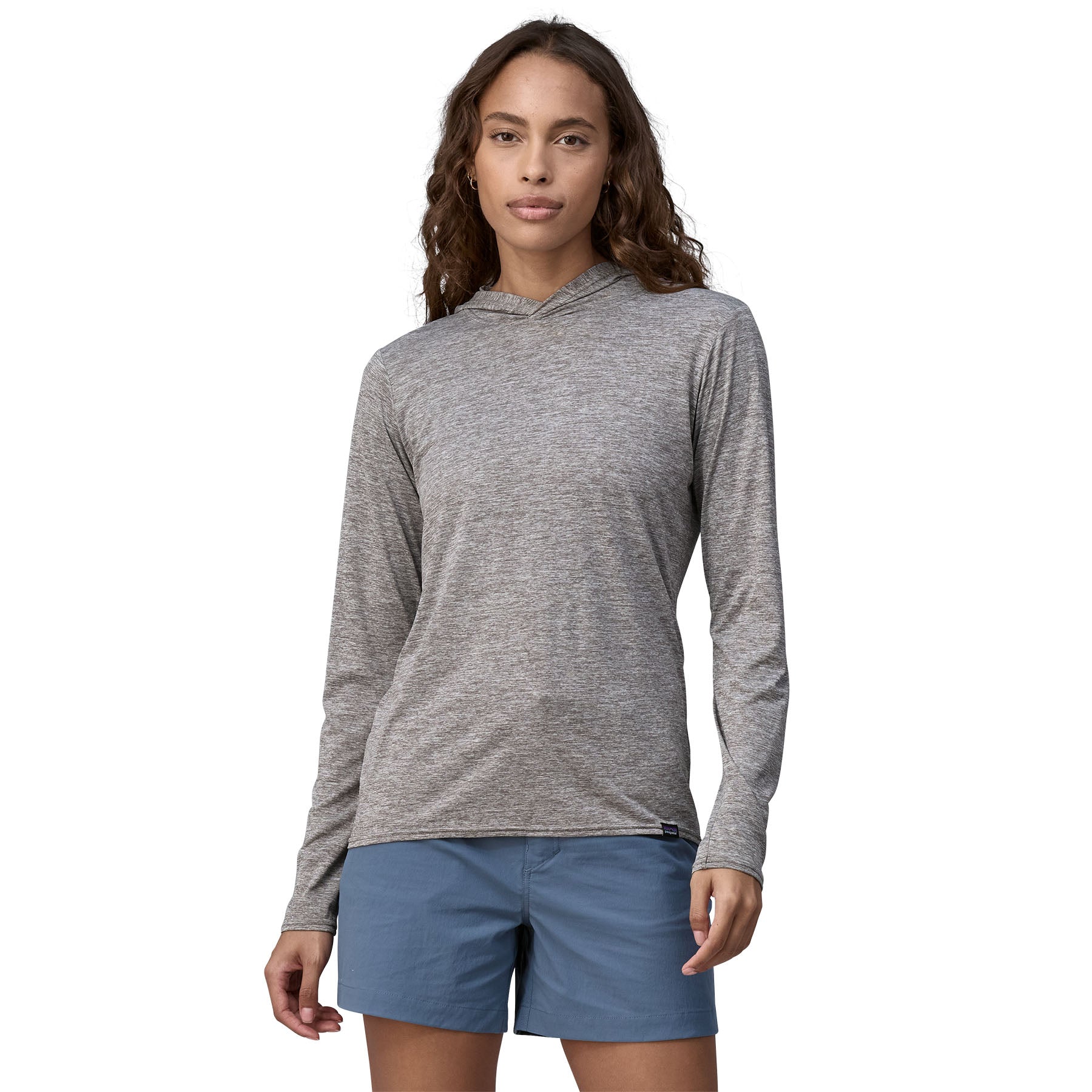 Women's Capilene® Cool Daily Hoody in FEATHER GREY | Patagonia Bend