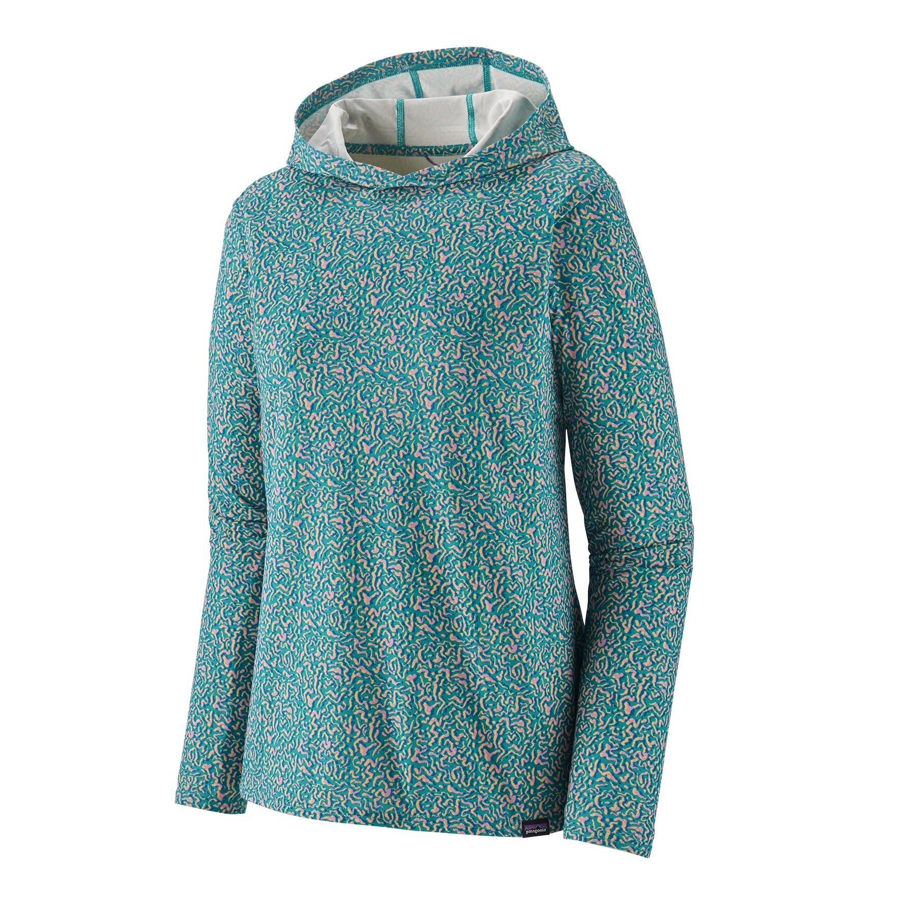 Women's Capilene® Cool Daily Hoody in Sea Texture: Subtidal Blue | Patagonia Bend