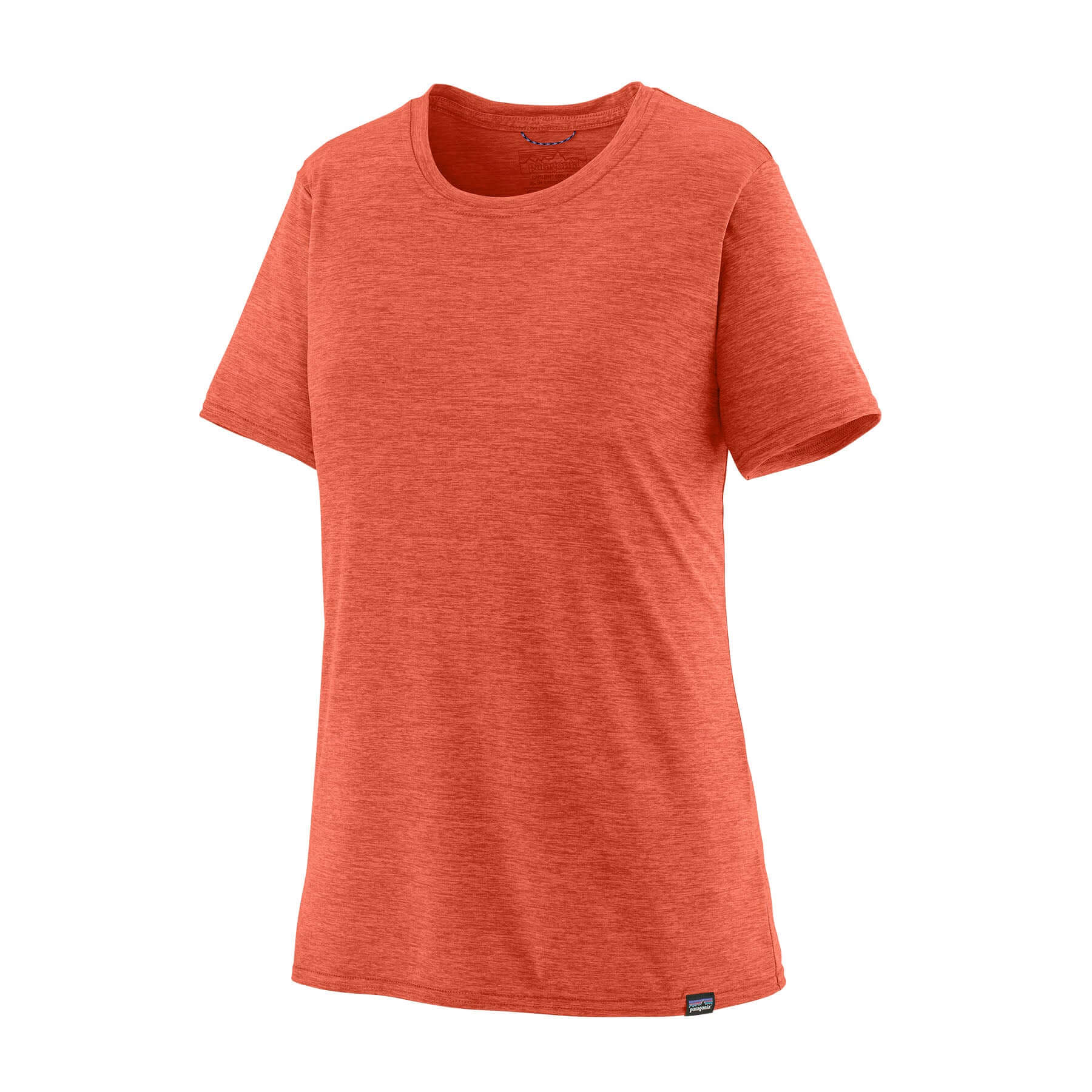 Women's Capilene® Cool Daily Shirt in Pimento Red - Coho Coral X - Dye | Patagonia Bend