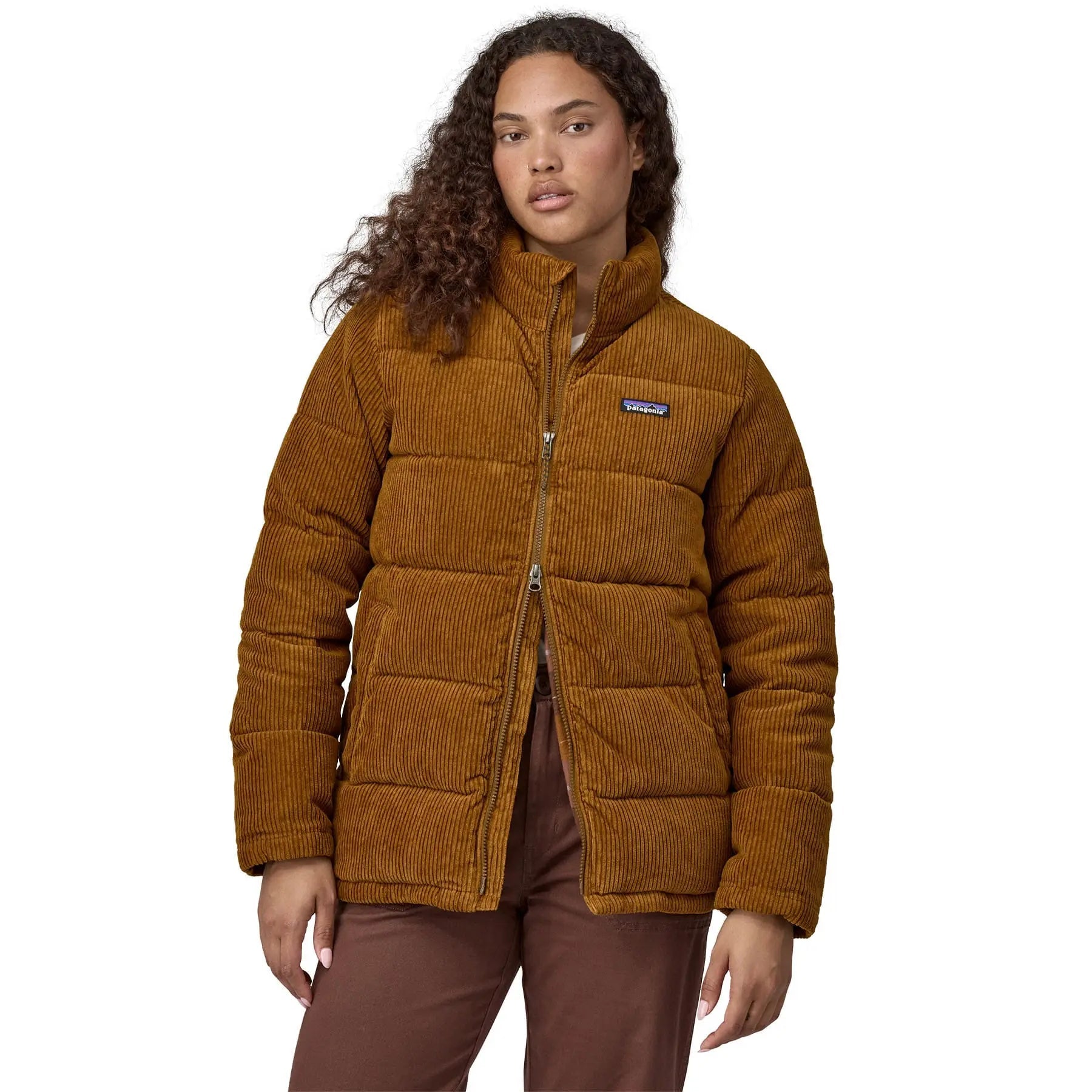 Women's Cord Fjord Coat in Shelter Brown | Patagonia Bend