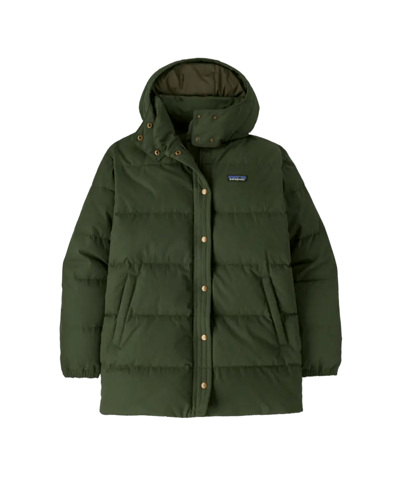 Women's Cotton Down Parka in Torrey Pine Green | Patagonia Bend