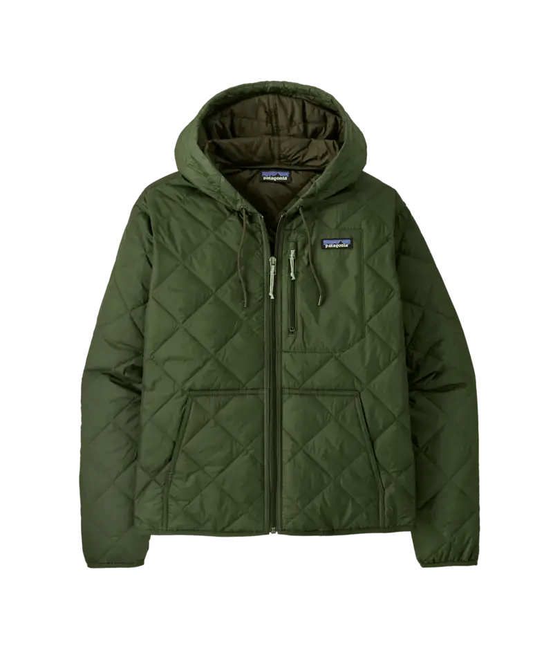 Patagonia Women s Diamond Quilted Bomber Hoody Torrey Pine Green S